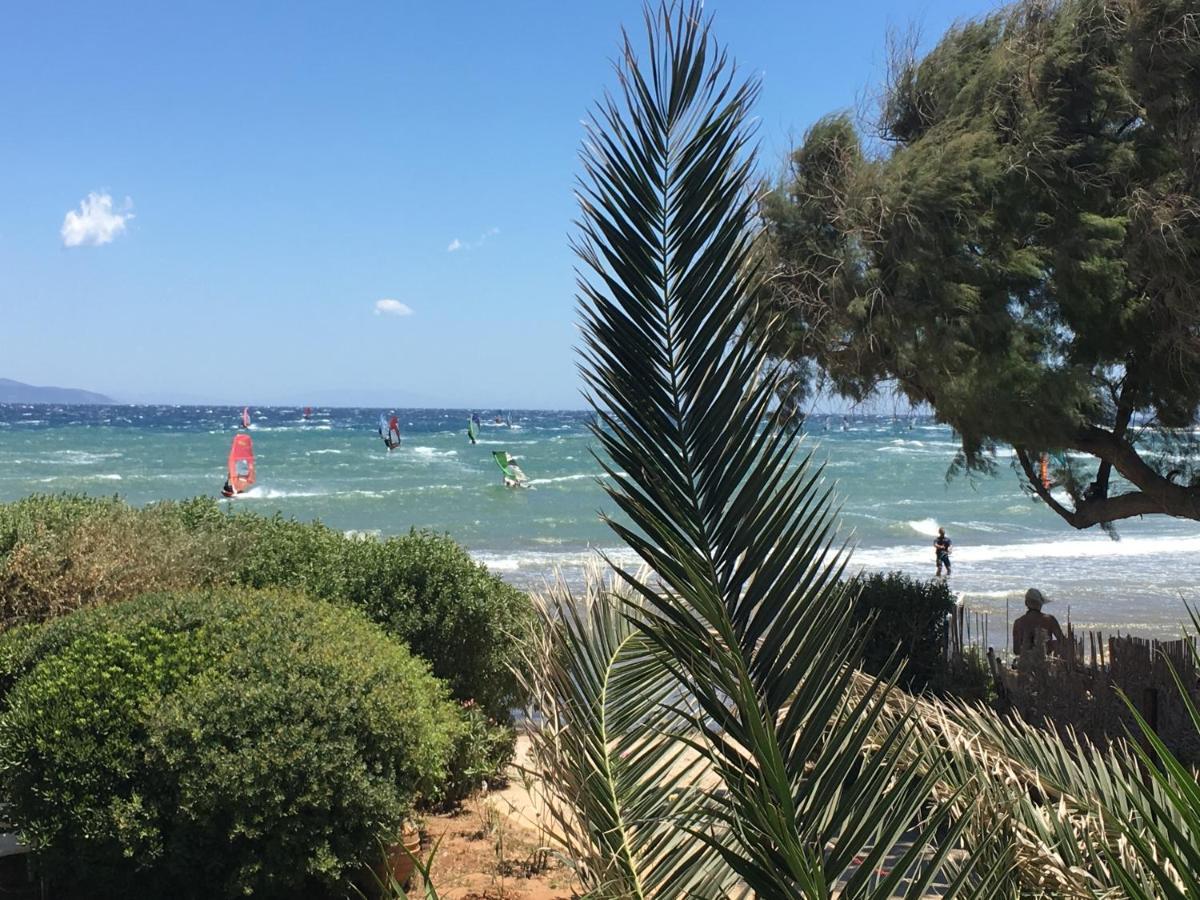 Windsurfing Seaside Apartment Artemida Ngoại thất bức ảnh
