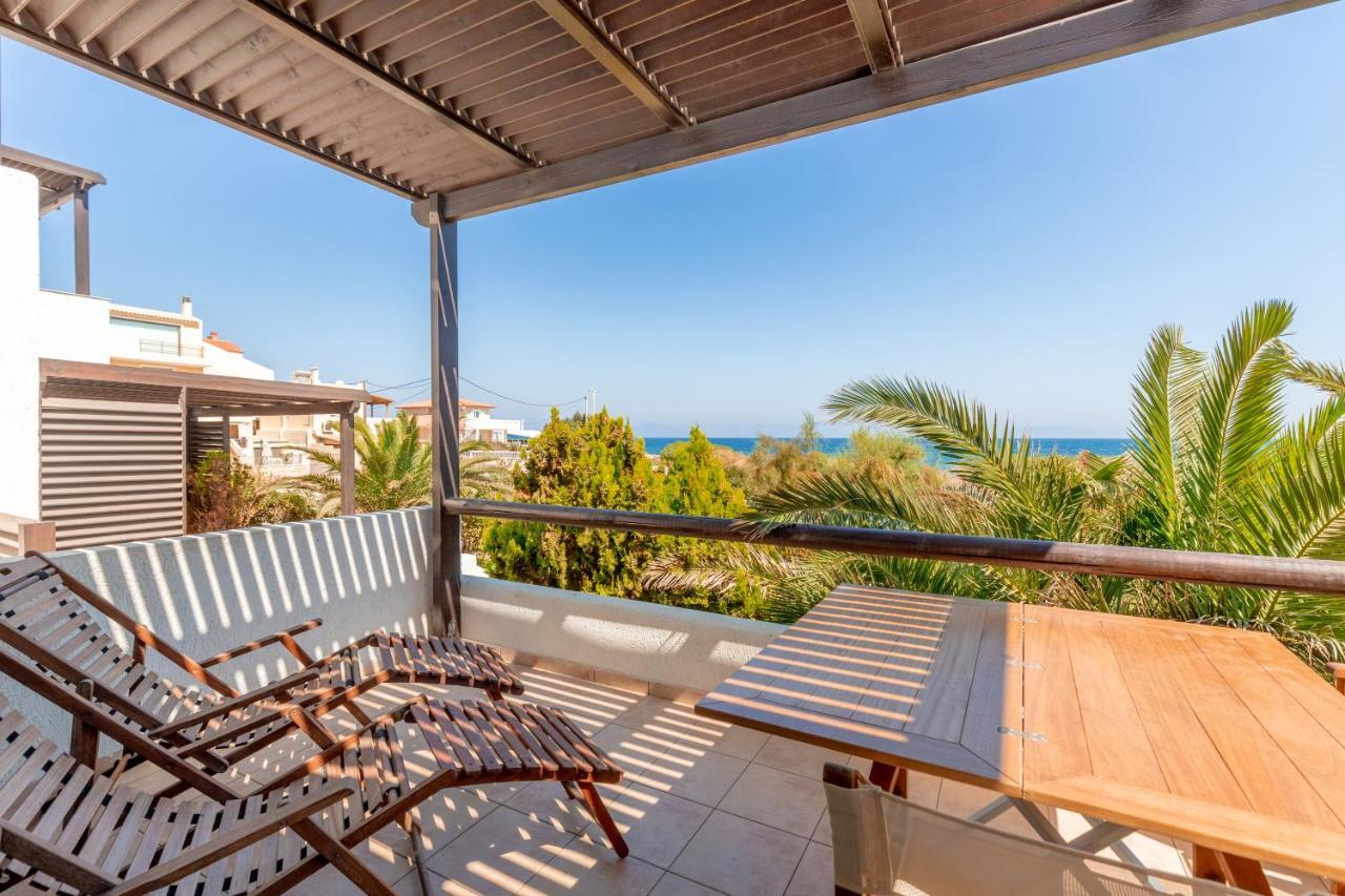 Windsurfing Seaside Apartment Artemida Ngoại thất bức ảnh