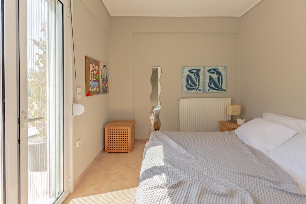 Windsurfing Seaside Apartment Artemida Ngoại thất bức ảnh